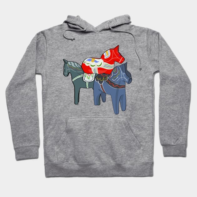 Dala Horses Hoodie by DiegoCarvalho